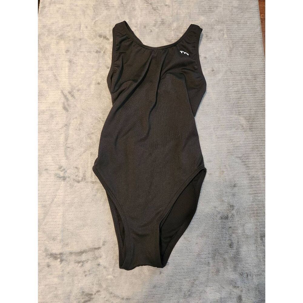 TYR Women's Durafast Elite Maxfit Racerback Swimsuit Size 32 Black